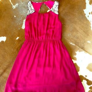 Hot Pink Party Dress